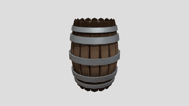 Barrel | Game Ready Assets 3D Model