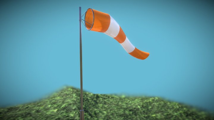 Windsock (Manga de Viento) 3D Model