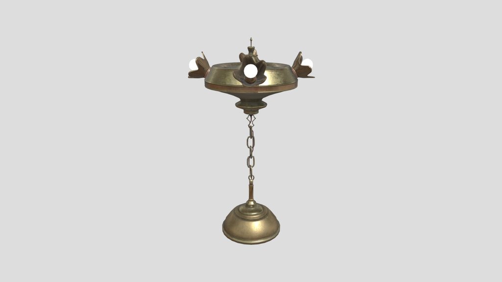 Petal Shade Pan Lamp Chandelier