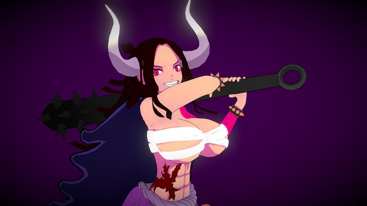 Kaido of the Beasts female ver One piece 3D Model