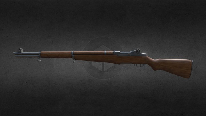 M1 Garand - Game Asset 3D Model