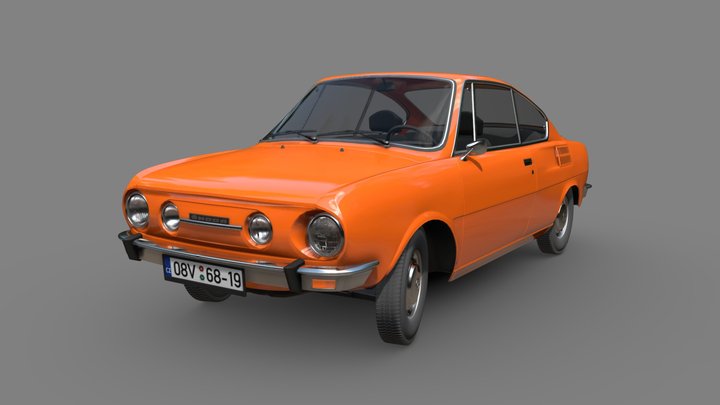 Škoda 110R Coupe - WIP 3D Model