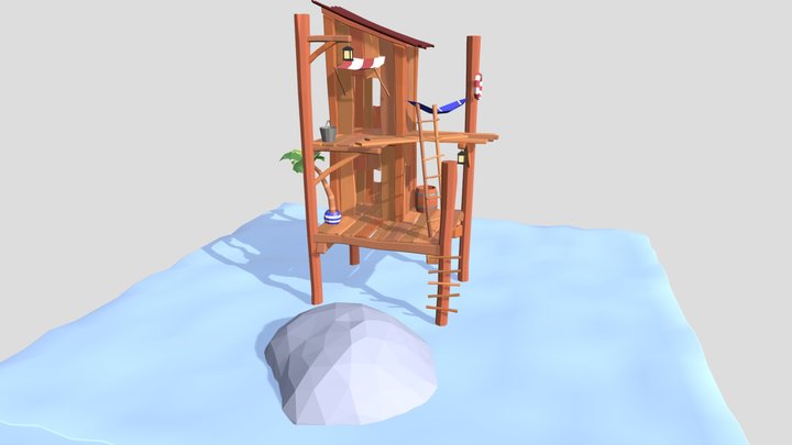 SeaShack 3D Model