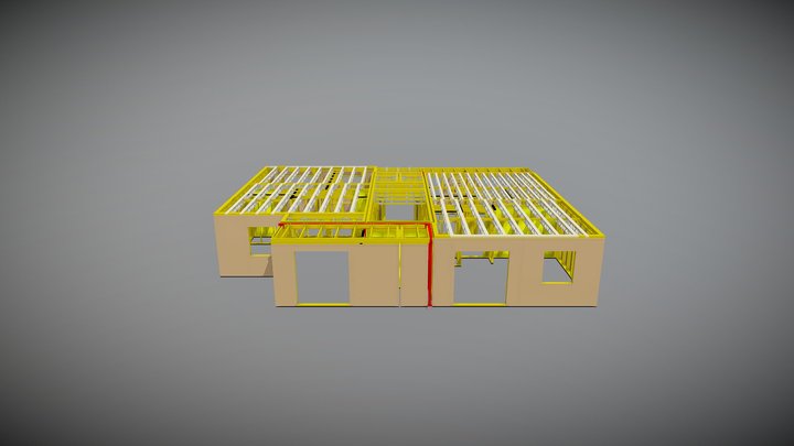 0741 GF & JOISTS 3D Model