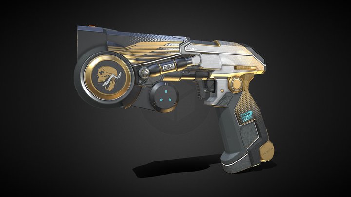 Apex Legends P2020 Golden Screamer – Kostenloses 3D-Modell STL