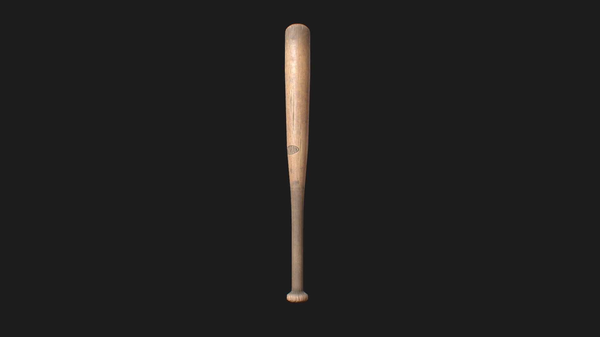 Wooden Basebal Bat - 3D model by MelonMan [5e90f09] - Sketchfab