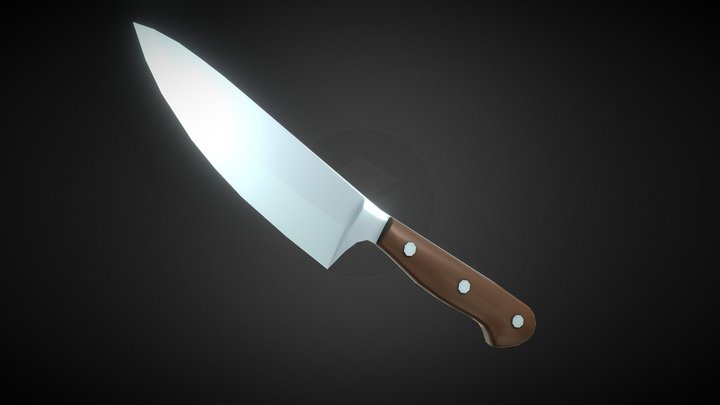 Lowpoly Knife - Free 3D model 3D Model