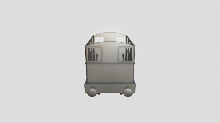 TT 1/120 Sentinel Steam Locomotive 3D Model