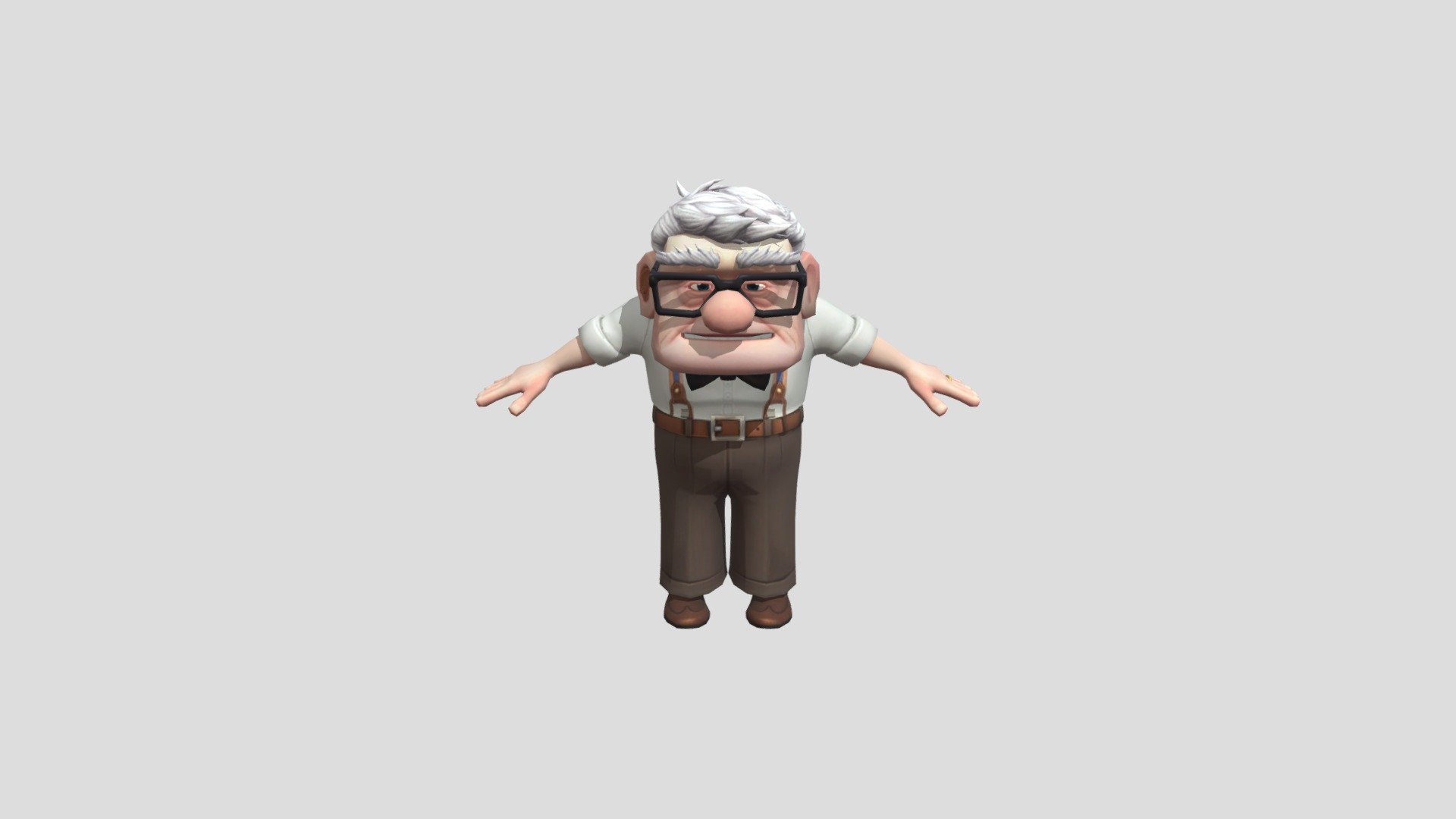 DIsney Magical Kingdom Carl Fredricksen - Download Free 3D Model By ...