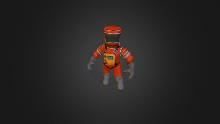 Astronaut 3 3D Model
