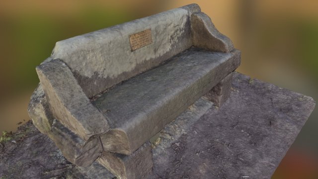 Bench Raw (PhotoScan) 3D Model