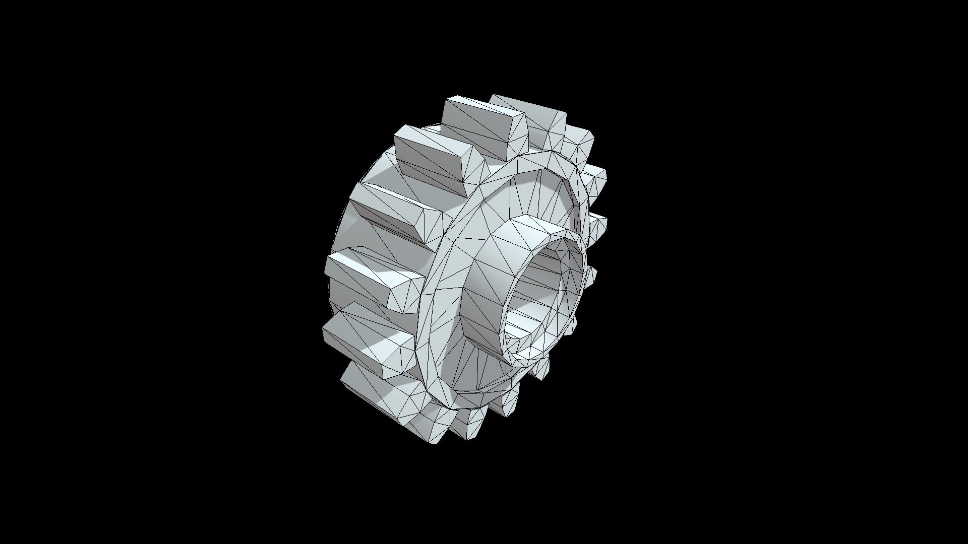 Gear 16 Tooth with Clutch, Smooth - Download Free 3D model by ...