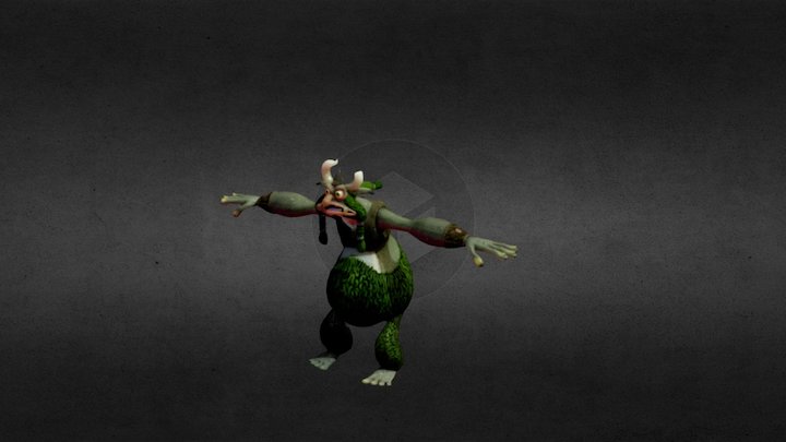 Orf the Ogre 3D Model