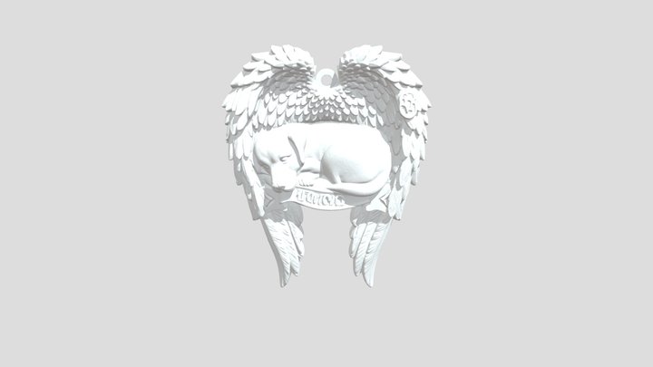 Angel Wings Keepsake 3D Model