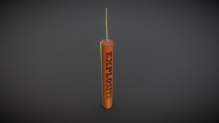 Dynamite 3D Model