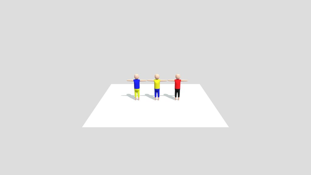 Low-Poly Stylized Humanoid Character