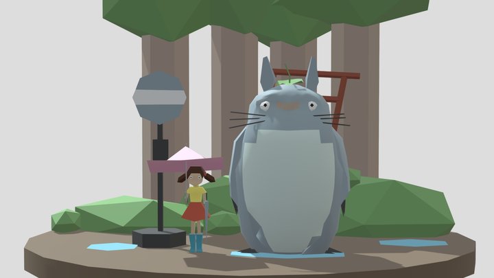Min_nabo_totoro_2 3D Model