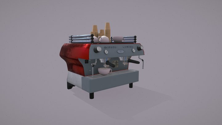 Coffee Machine 3D Model 3D Model