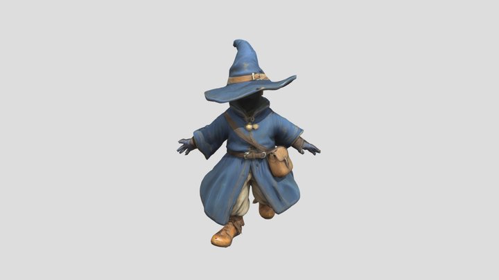 Black Mage 3D Model