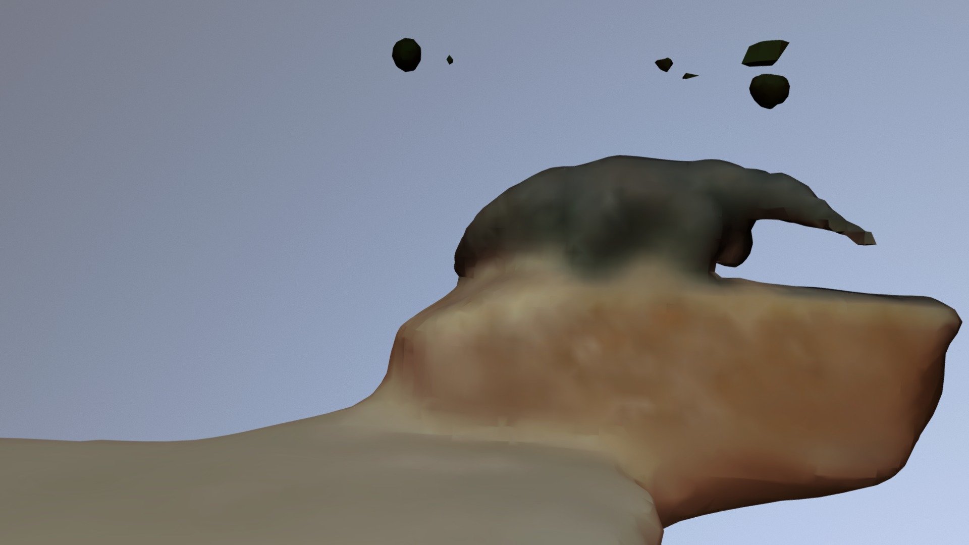 Anteater on Rock