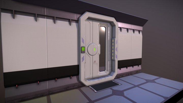 Door Scene 3D Model
