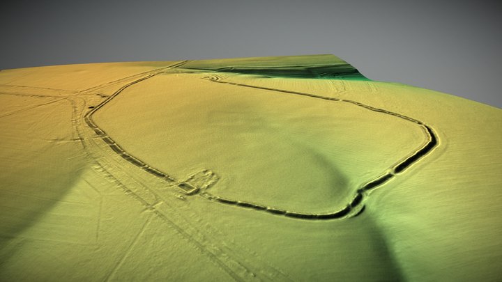 Casterley Camp, Wiltshire (UK) – Free 3D Model STL