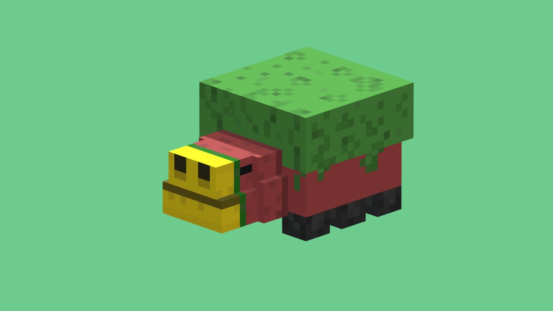 Sniffer minecraft Live Download Free 3D model by P3dro nixye