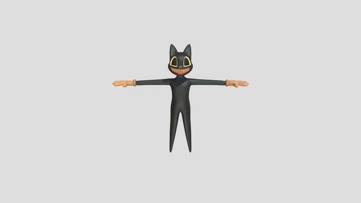 Cartoon Cat New Model 3D Model