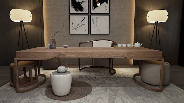Chinese Room1 3D Model