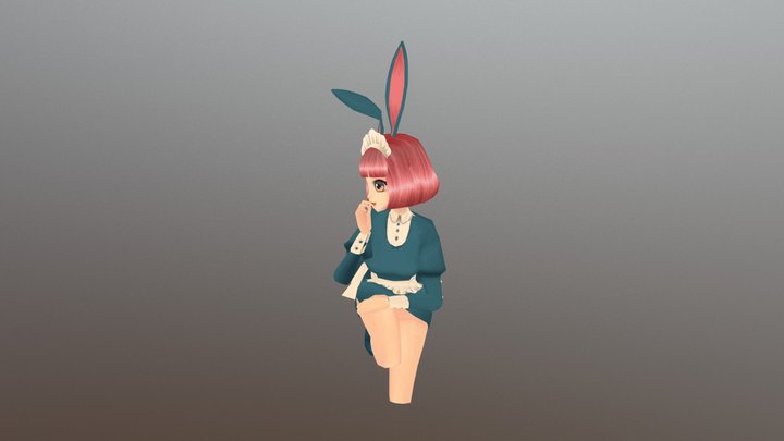 bunny girl 3D Model