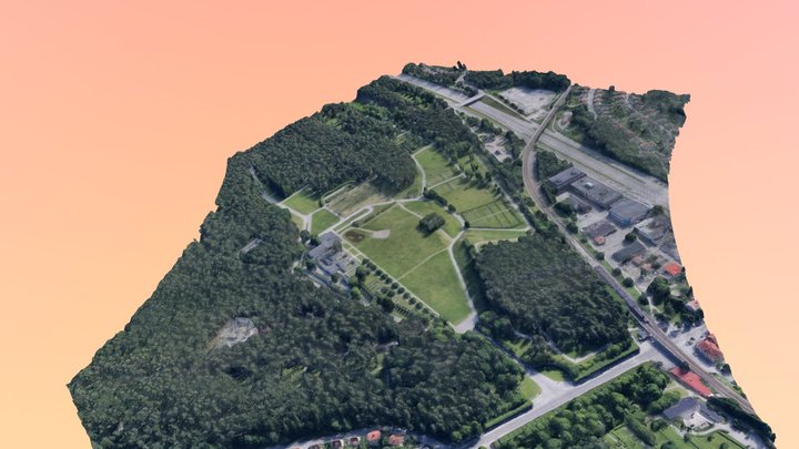 Wood Land Cemetery_FShan Final 3D Model
