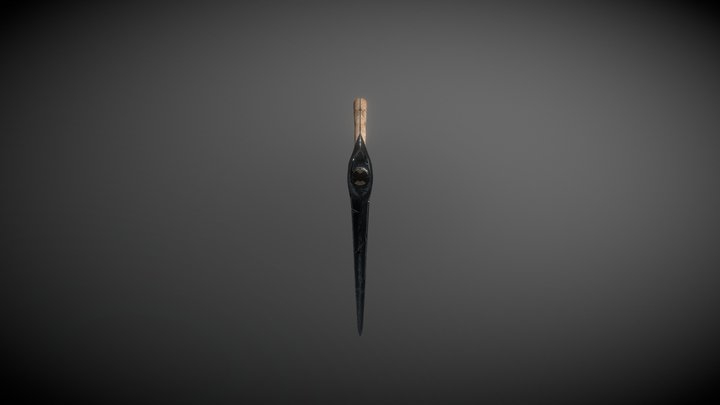 Medieval Scythe 3D Model