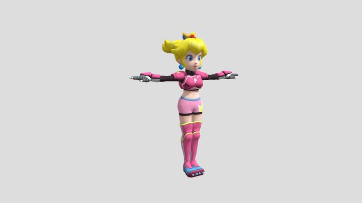 Peach 3D Model