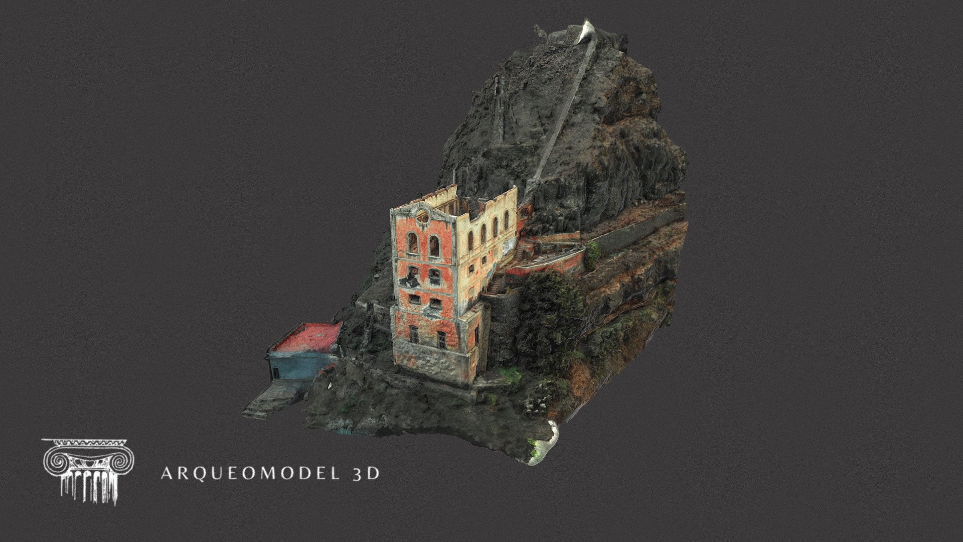 Elevador de Aguas de Gordejuela TENERIFE Download Free 3D model by Arqueomodel3D