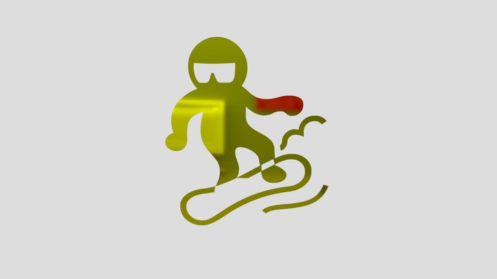 Snowboarder Character – Modelo 3D gratuito STL