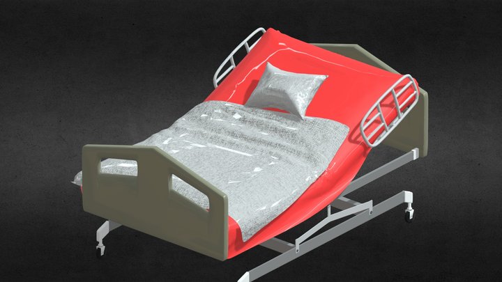 [Shelter of Sursur//bed medical🛏️] 3D Model
