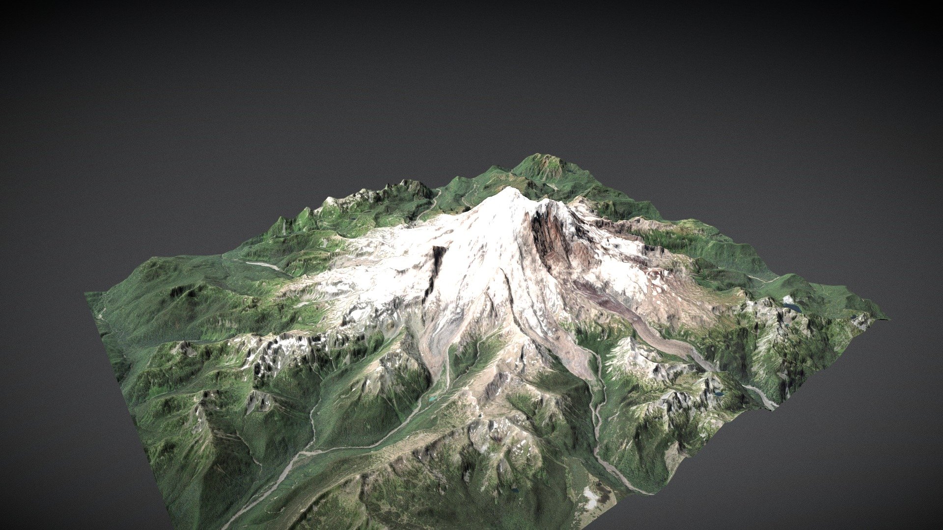 Mount Rainier, Washington State, USA (x2)