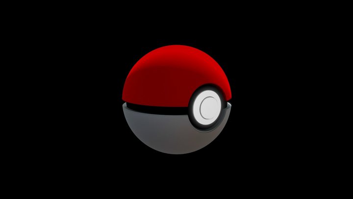 Pokémon ball 3D Model