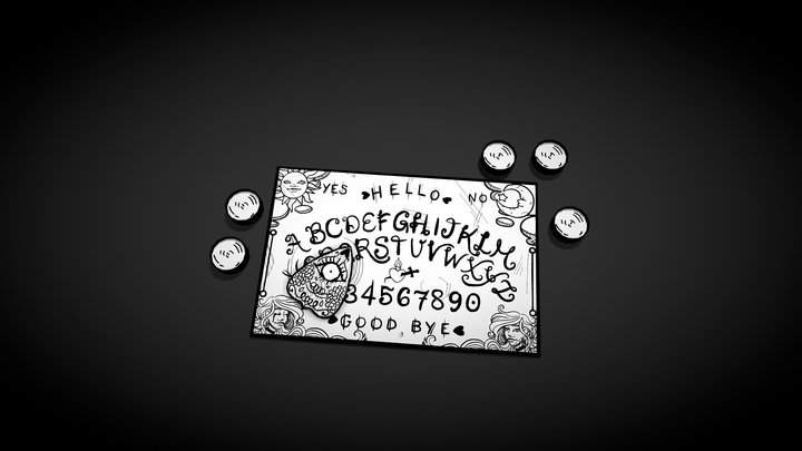 3D Inktober 2019 Day26: Dark 3D Model