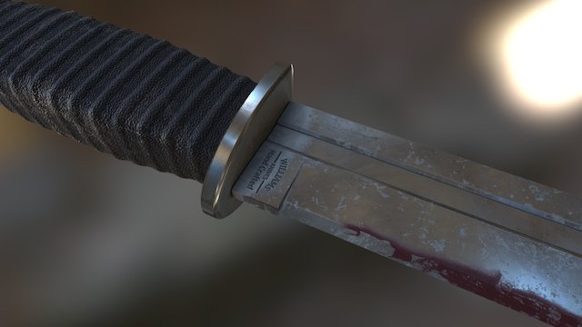 Knife 3D Model