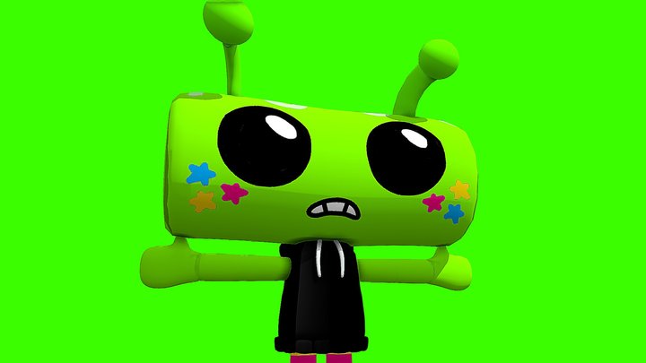 Alien Cosmo - Dandy World RolePlay 3D Model