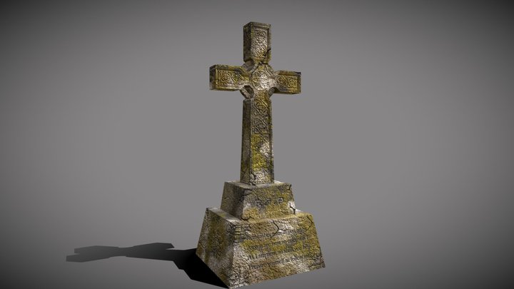 Head Stone 3D Model