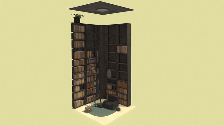 Libraryroom 3D Model