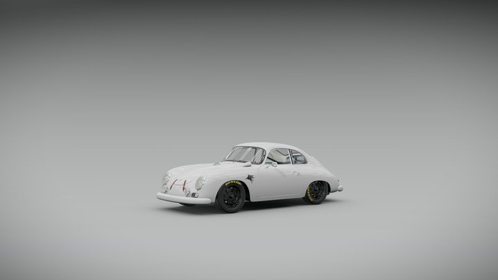 Porsche 356 Outlaws 3D Model