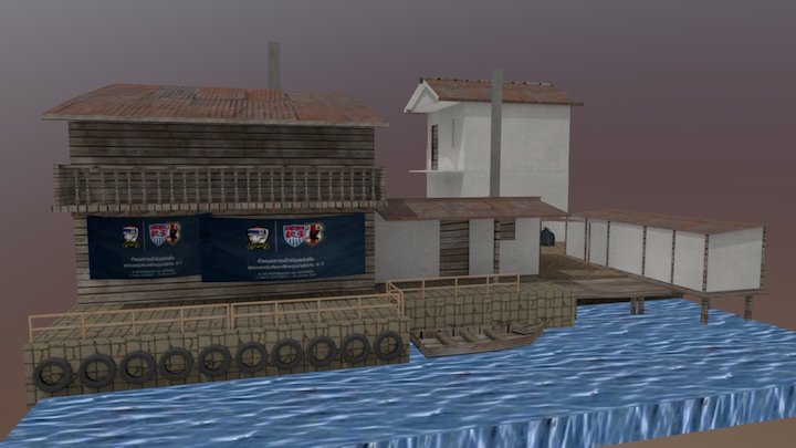 Cityscene Bankok 3D Model