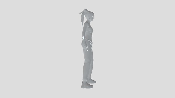 model freefire สักทอง 3D Model