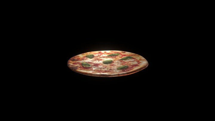 Pizza [midpoly] 3D Model