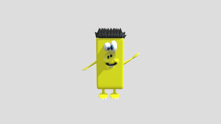 Character Blockout 3D Model