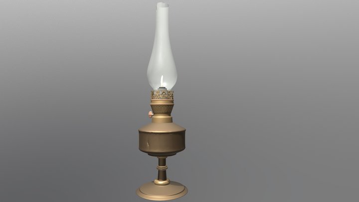 Lamps Highpoly Color 3D Model