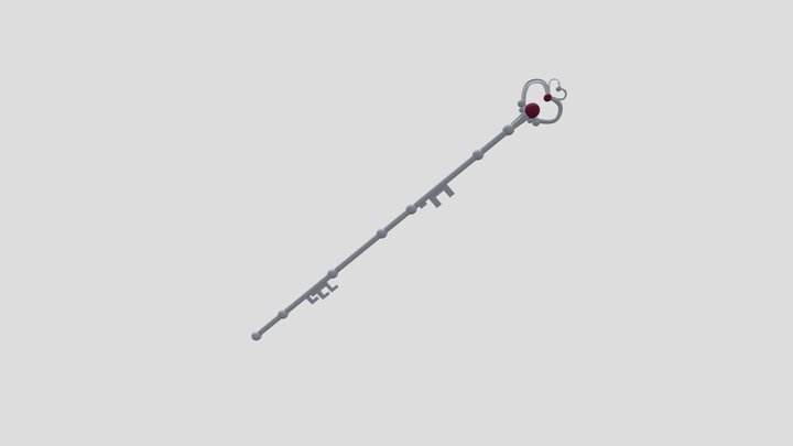 Sailor Pluto's Garnet Rod 3D Model